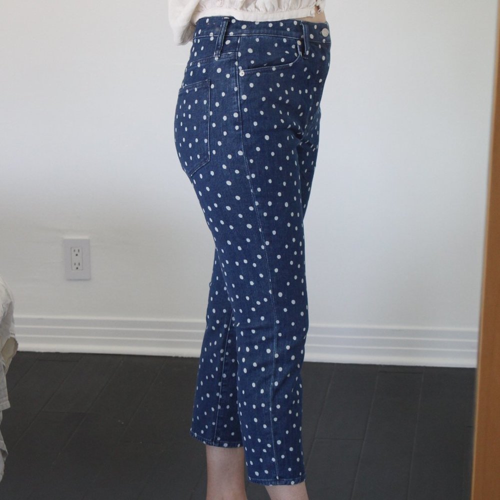 Madwell High Rise Polka Dot Jeans